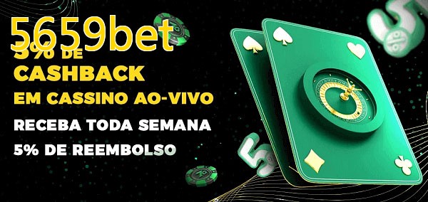 Promoções do cassino ao Vivo 5659bet